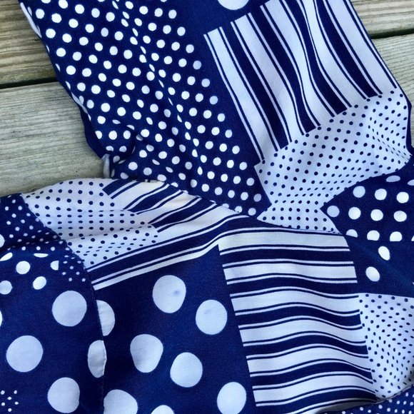 Pretty in Patchwork Full-Skirt Dress (VINTAGE) - Picture 12 of 13